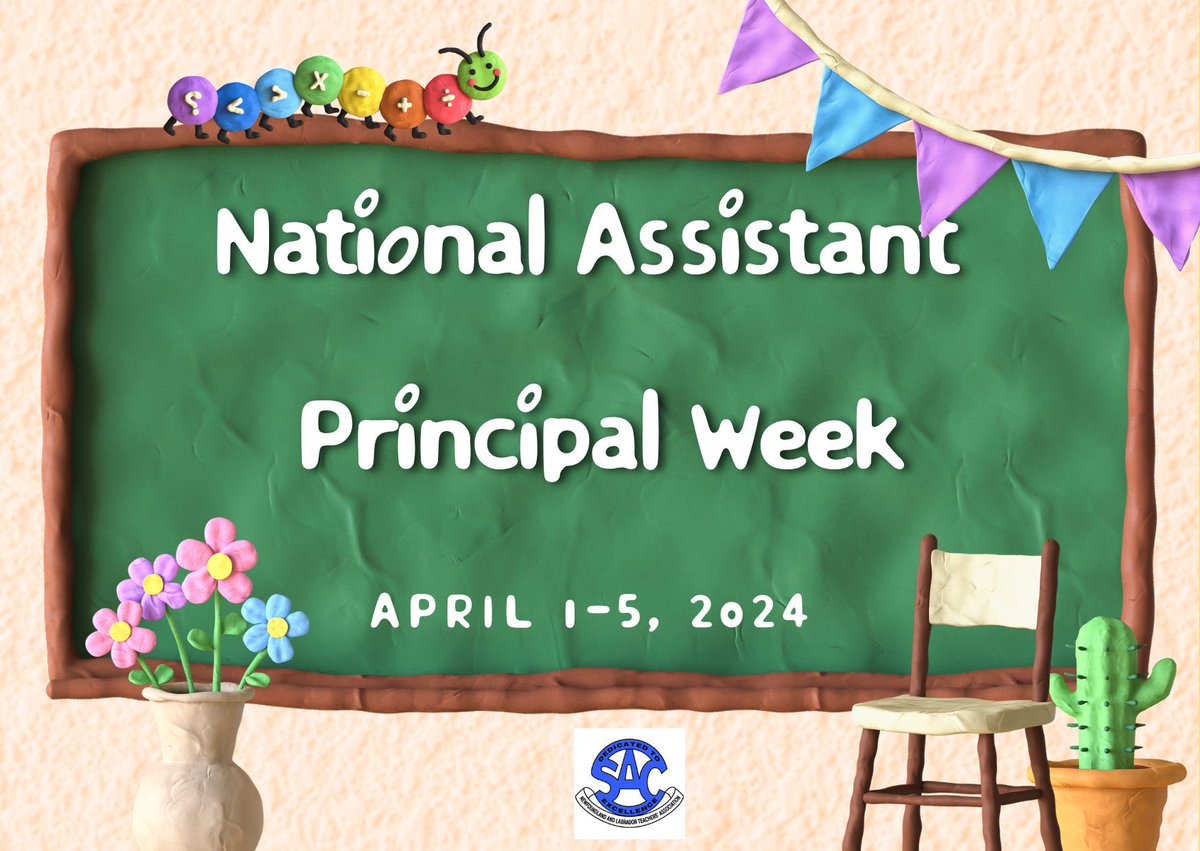 #NationalAssistantPrincipalsWeek is April 1-5, 2024. ⁦@SacProvincial⁩ sends a 💐 to the wonderful assistant principals out there wearing many hats and making an amazing difference in our schools on a daily basis.  ⁦@NLTeachersAssoc⁩