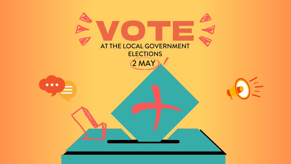 Calling all UK Students, EU and Commenwealth students alike, your vote counts in the local government elections! 🗳️ Register by April 16th, 11:59 PM, to make your voice heard. Register online: buff.ly/48dIwrb