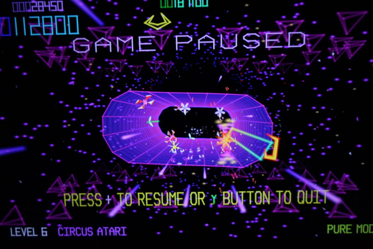 LarsHannig's tweet photo. I just picked up Tempest 4000 for the Switch on sale.
It feels like T2k in steroids. Nice! https://t.co/HeQ0CkYO7k