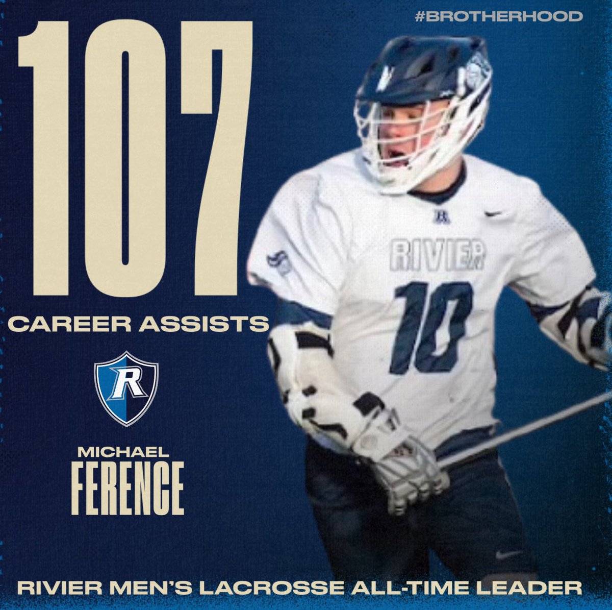 Michael Ference takes over the top spot in career assists previously set by Kyle Graham in the spring of 2016.
#WantMoreWorkMoreEarnMore #BROTHERHOOD @rivraiders @rivieruniversity @michaelf_10 @totallykyle20