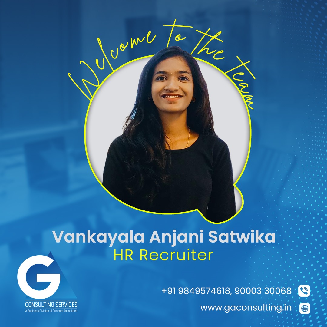 We're thrilled to welcome Satwika to the GA Consulting family! With her expertise and passion for connecting talent with opportunity, she's set to drive our HR recruitment efforts to new heights. Welcome aboard, Satwika! #gaconsulting #newjoiner #hrrecuiter #warmwelcome