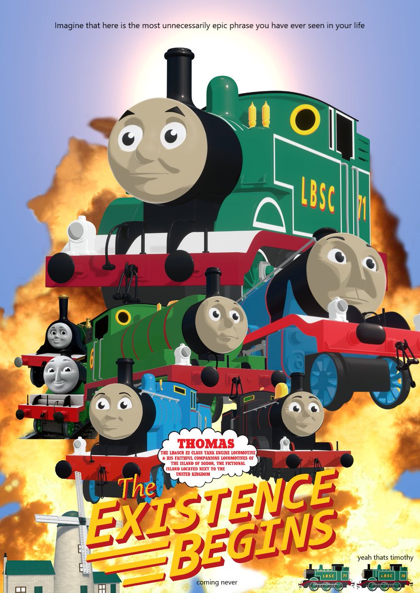 ok ok, we saw that you didn't like the minimalist thing, so we made a poster and logo with a lot of details, explosions and floating trains!

(imagine that Gordon is no longer here because we already killed him)