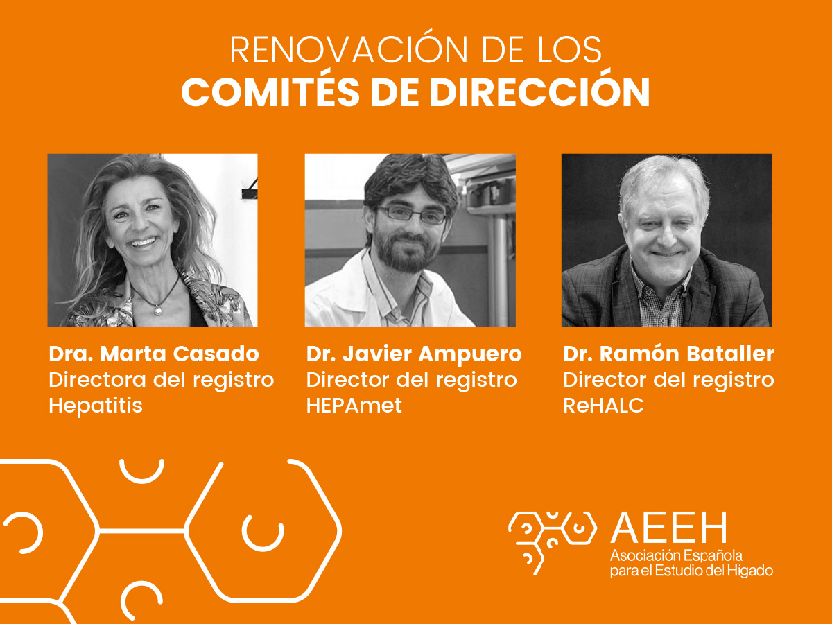 🆕Ya tenemos nuevos directores de los registros de Hepatitis Virales, HEPAmet y ReHALC. @CasadoMm @Dr_Ampuero y @rabataller se ponen al frente de estos registros de la AEEH aeeh.es/conoce-a-los-n… #livertwitter
