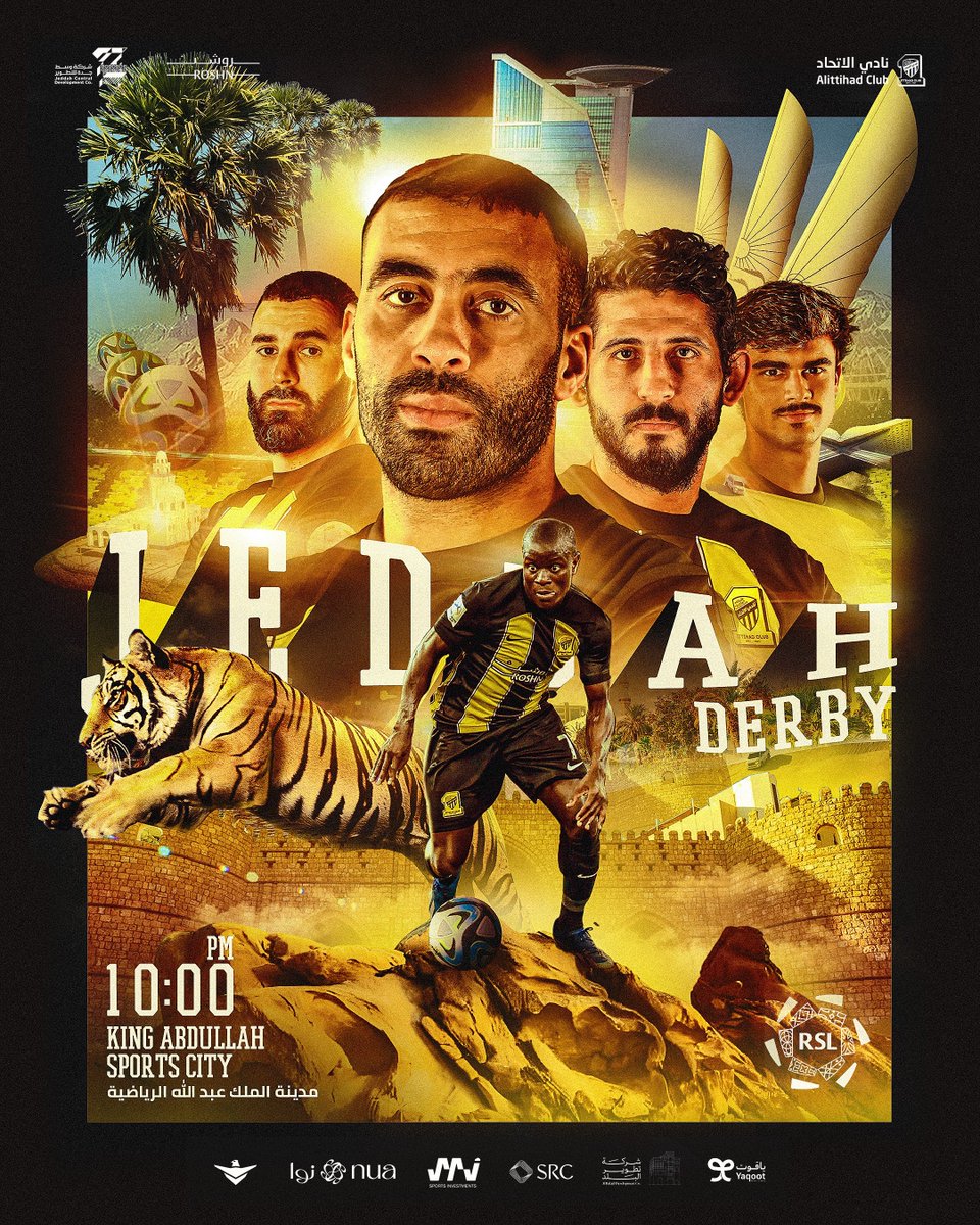 ittihad's tweet photo. 🏆| دوري روشن للمحترفين
🏁| الجولة 26
🆚| ◈#الاتحاد_الاهلي◈
🕘| 10:00 مساءً 
🏟| الجوهرة المُشعة https://t.co/VBtyK39aNB