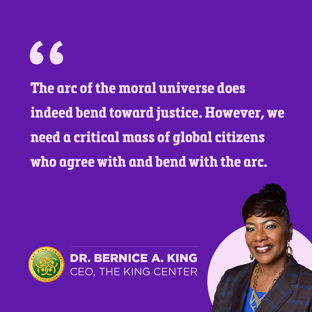 The arc of the moral universe does indeed bend toward justice. However, we need a critical mass of global citizens who agree with and bend with the arc. #ItStartsWithMe #ItStartsWithYou #ShiftTheCulture