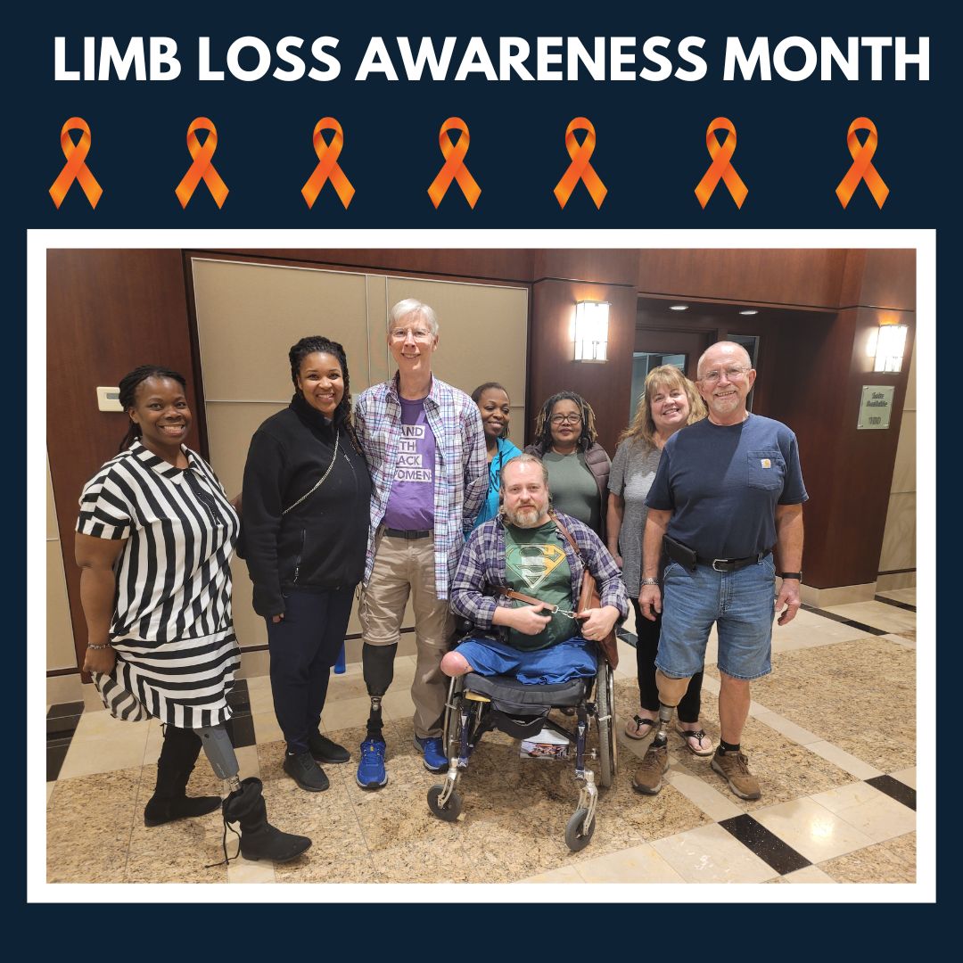 Limb Loss Awareness Month is a time to recognize the achievements and challenges faced by amputees. Let's spread awareness, understanding, and support for those living with limb loss. 

 #LimbLossAwareness  #InclusivityMatters