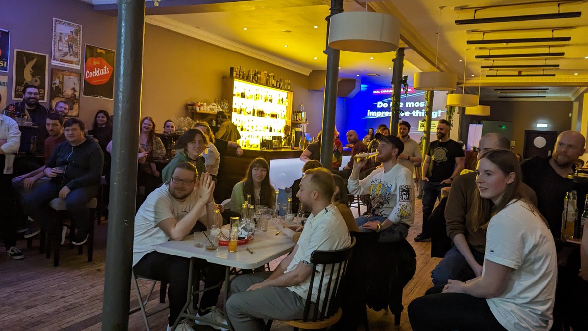 HubworldScot's tweet image. AND THAT'S A WRAP! 
Dundee you were electric! ⚡️
That brings an end to our #HubQuiz week! This is the biggest event we have run to date and we hope that the ONE-HUNDRED AND THIRTY+ Developers who came had a stellar time because I know we did!