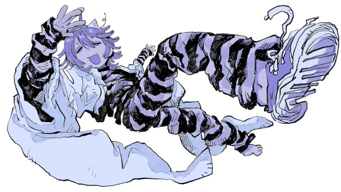 「closed eyes tiger print」 illustration images(Latest)