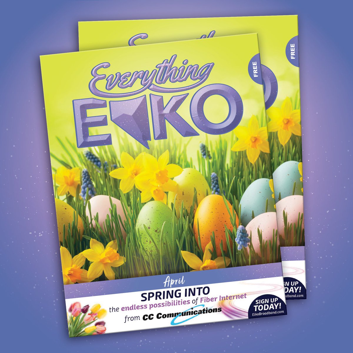 EverythingElko's tweet photo. 🌷Hello April!🌷The April issue of Everything Elko Magazine is on stands now. Be sure to pick up your copy today! #everythingelko #localbusiness #supportlocalbusinesses #communitymagazine #magazine https://t.co/H1stqyNm5Q