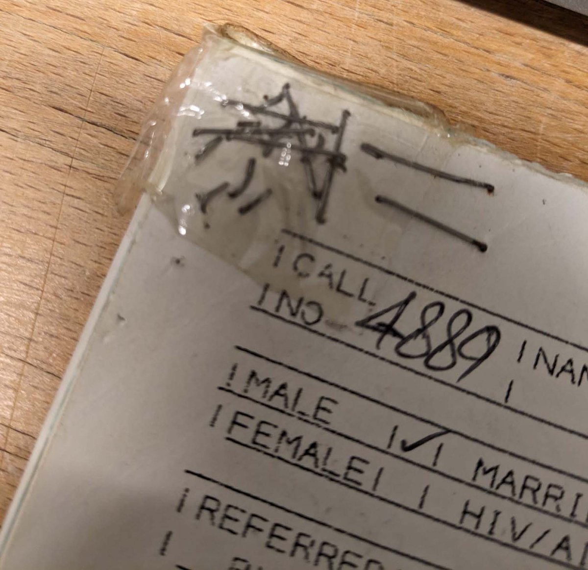 Today’s #Archive30 theme is #SomethingScary and our Speaking Out Project Archivist was terrified when she saw how many staples she had to remove from this bundle of call cards 😱
You can read more about the horrors of staples and paperclips in this blog: shorturl.at/ckoEF