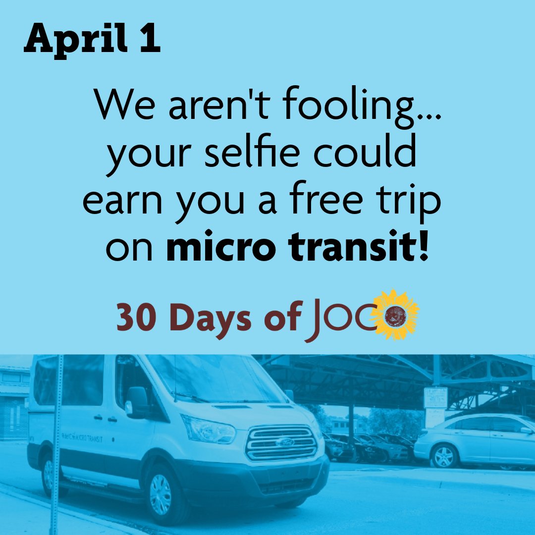 Todays marks the first day of #NationalCountyGovernmentMonth and we are kicking it off with a  public transit selfie contest! More details can be found here bit.ly/3TRE7Fp - winners announced April 30th! 😎 🤳 🚌