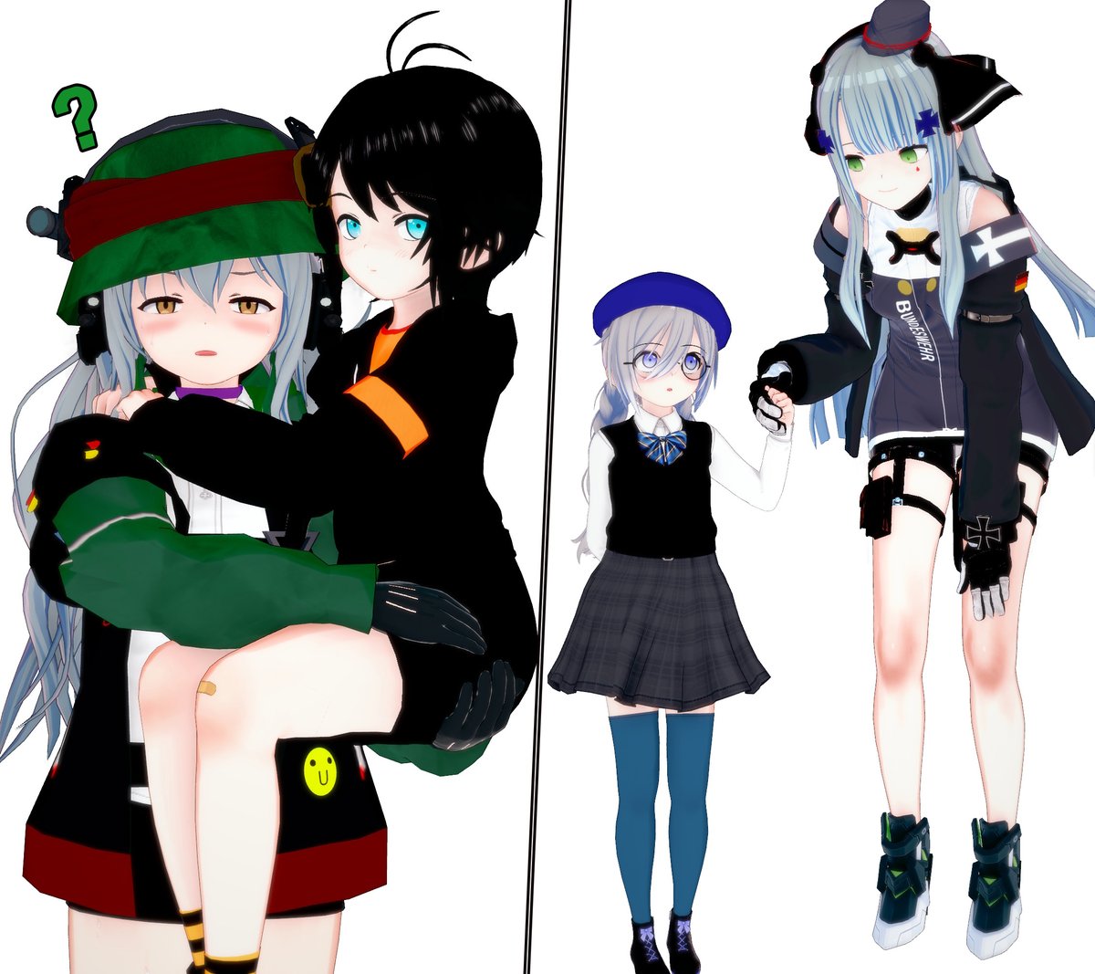 mountainsoymilk's tweet photo. Human April Fools' Day
#소녀전선 #少女前線 #ドールズフロントライン #コイカツ
#G11 #Deele #Dier #HK416 #Seele #Sier
#G36 #G36C #XM8 #Gentiane
#AN94 #Shaw #M4A1 #M16A1 #Persica https://t.co/qWHHFcLs39