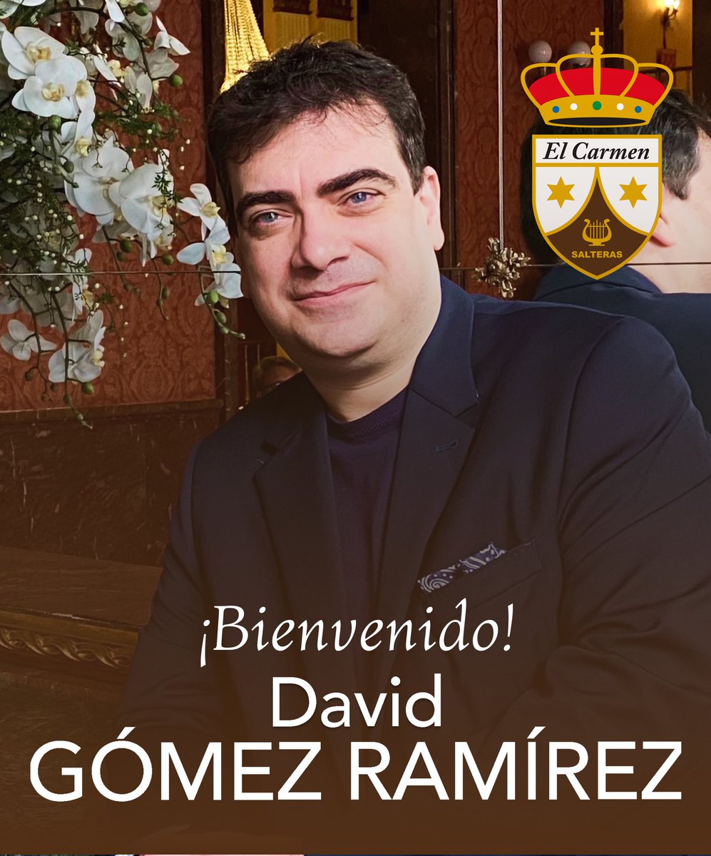 CarmenDSalteras's tweet photo. #DirectorArtístico | David Gómez Ramírez se encarga a partir de hoy de la Dirección #DeSalteras.

📝 Ha sido alumno de dirección de orquesta de grandes nombres como Enrique García Asensio, George Pehlivania y Alexander Polyanicho.

🏆 El pasado año recibió el BMI Primer Premio del Bucharest Music Institute, en el Concurso Internacional de Dirección de Orquesta organizado en Bucarest.

¡Es para nosotros una suerte que formes parte de esta gran familia, @ByDavidGomez!