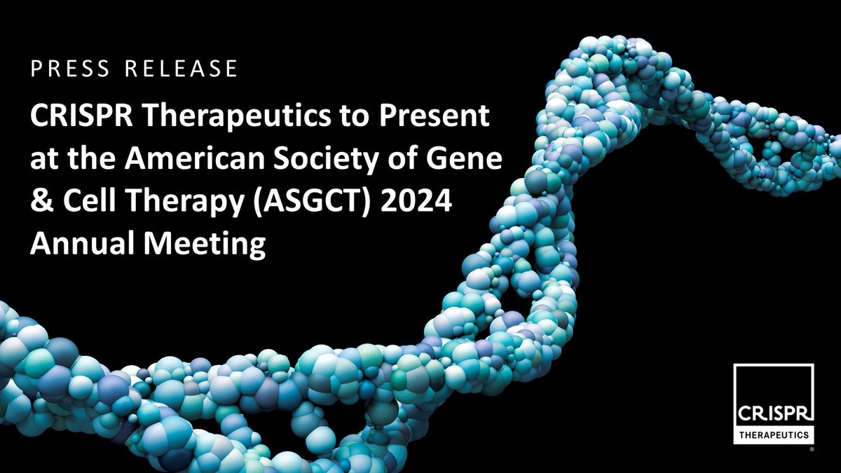 We’re pleased to announce the acceptance of an oral presentation at the upcoming American Society of Gene & Cell Therapy (@ASGCTherapy) 2024 Annual Meeting. Learn more here: bit.ly/4ahQVui #ASGCT2024