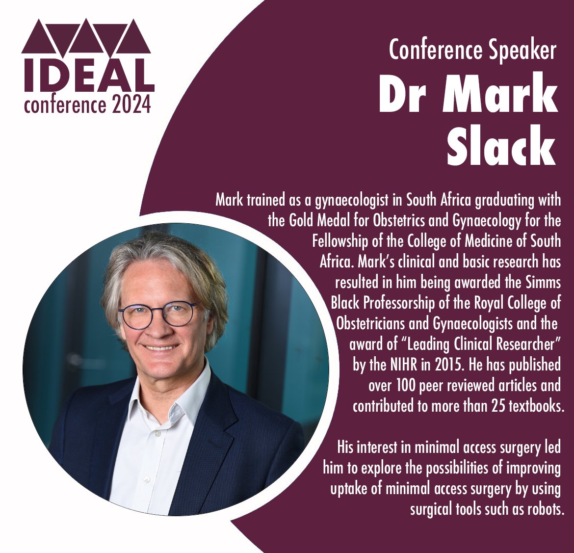 With only two days to go, hear from Dr Mark Slack of @CMRSurgical sharing their experience of Robotics in Practice. April 3rd - 4th, Royal Society of Medicine. Few tickets remaining: shorturl.at/lpDS9 #IDEAL2024 #Roboticsurgery #Innovation #Conference