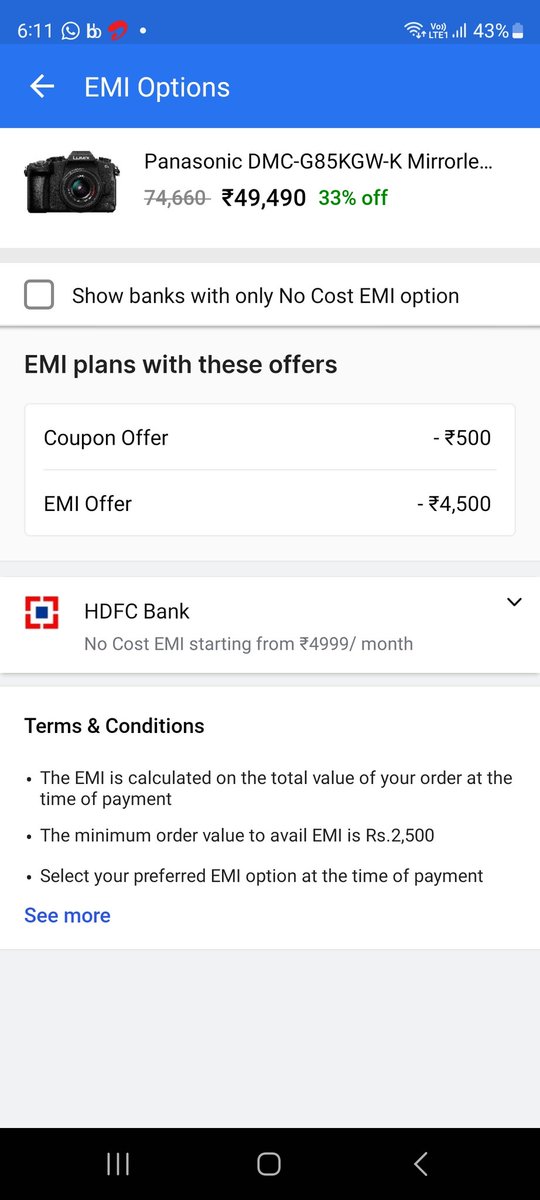 sushant_mohan's tweet photo. @Flipkart How can I avail this offer, on the payment page during checkout the below shown offer is not getting displayed. https://t.co/qYiNLTneRc