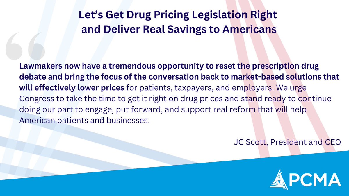 New #oped in @RealClearHealth '...there is an opportunity to think again before misguided #legislation is advanced that would do nothing to lower #prescription #drug costs for #patients.' realclearhealth.com/blog/2024/04/0…