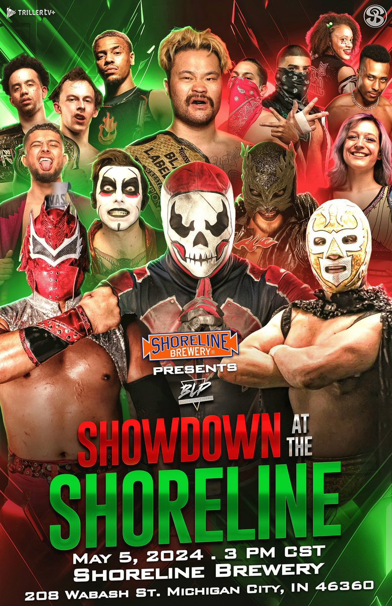 **UPCOMING EVENT** We debut in Michigan City as we team up with @ShorelineBrew to bring you “Showdown at the Shoreline” live on @FiteTV! Tickets on sale now at the link below! May 5th. Michigan City, IN. 3 PM Tickets: BLPShoreline.com