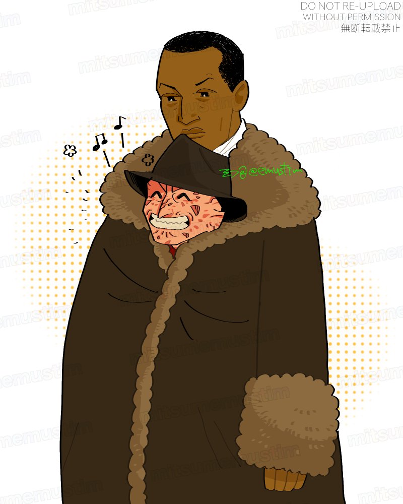 emustim's tweet photo. Moments before disaster #Candyman #DanielRobitaille #FreddyKrueger #SlasherFanart #HorrorFanart https://t.co/wrYhsjJEo1