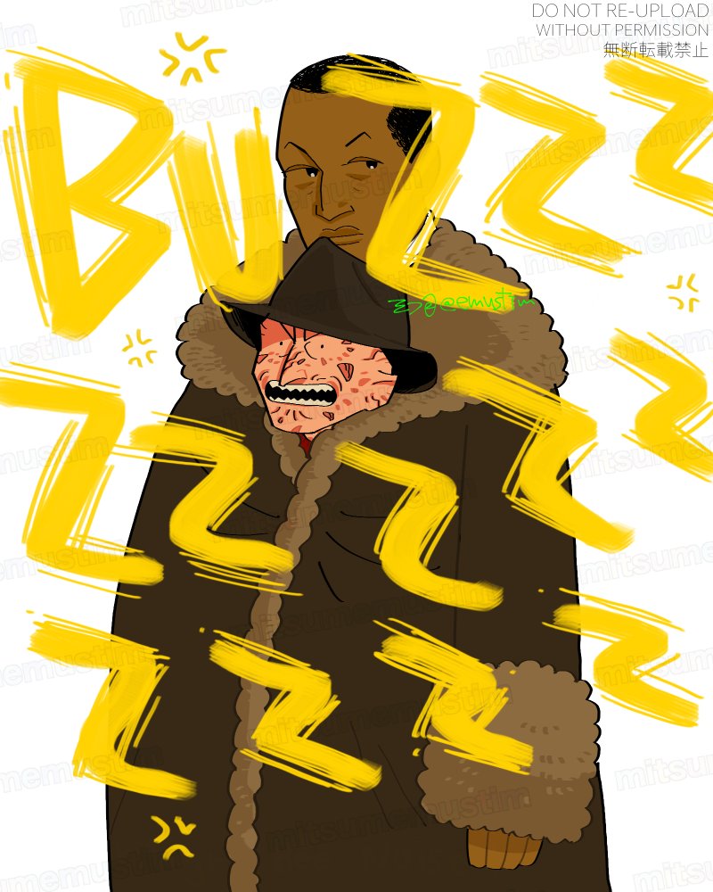emustim's tweet photo. Moments before disaster #Candyman #DanielRobitaille #FreddyKrueger #SlasherFanart #HorrorFanart https://t.co/wrYhsjJEo1
