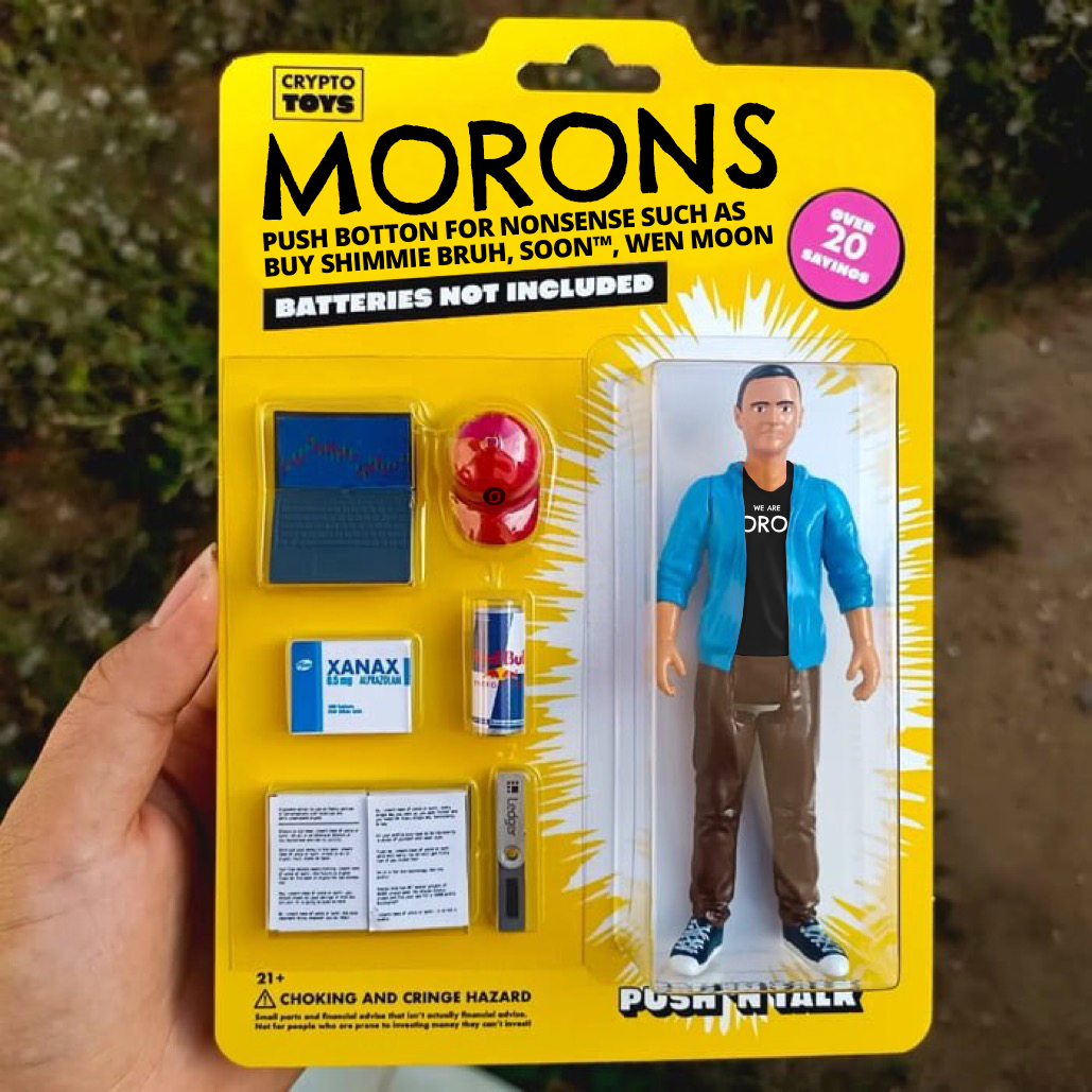 👀 Want to score our latest toy?🤯 Push the button for nonsense like 'buy  Shimmie Bruh,' 'Soon™,' 'Wen Moon.'🤪

👉 Follow, like, and repost for your  chance to win!🎁

Winner announcement today, April  1st! Don't miss out!🥳 #giveaway #IOTA #shimmer #crypto #giveawayalert #win