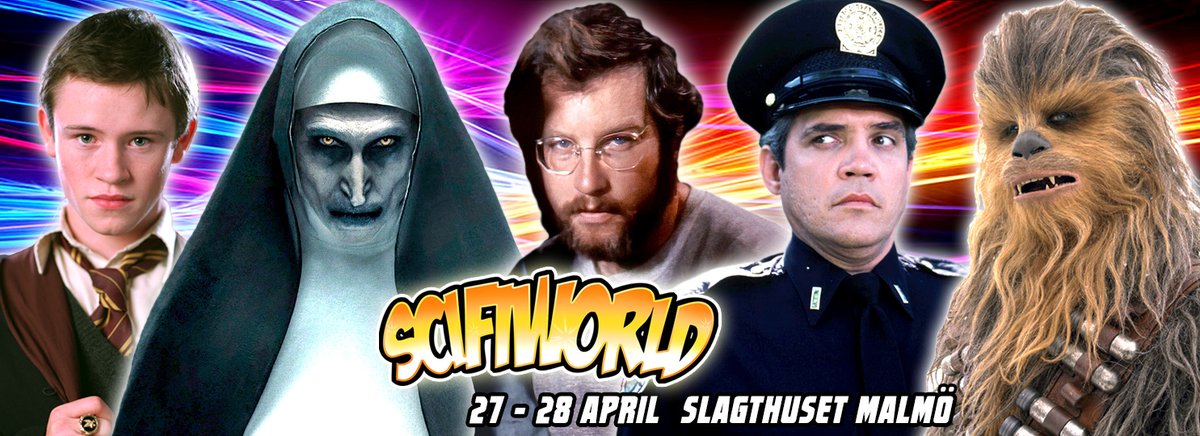 Oscarsvinnare! En nunna! En wookie! Hoppas vi ses på SciFiWorld Malmö, ska bli så roligt! 😍🥳🔥🎉✨