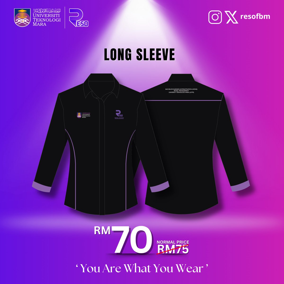 resofbm's tweet photo. PRE-ORDER OFFICIAL RESO MERCHANDISE 23/24
 
Merujuk perkara diatas Retail Society (RESO) kini kembali membuka tempahan untuk Baju Korporat, Baju jersey serta Lanyard RESO 23/24.

🗓️ Tarikh Tempahan:
1 April sehingga 15 April 2024

🔗Pautan pembelian : 
https://t.co/zSoW6HRuRD https://t.co/W72qVdrjTp