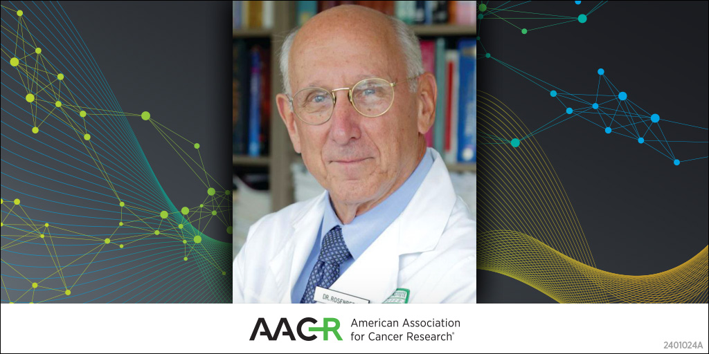 We congratulate the recipient of the AACR Award for Lifetime Achievement in Cancer Research, Steven A. Rosenberg, MD, PhD, FAACR. Dr. Rosenberg will present his Award Lecture at #AACR24 on Saturday, April 6, 3:00-3:45 PM. Learn more: bit.ly/3TDKGdb