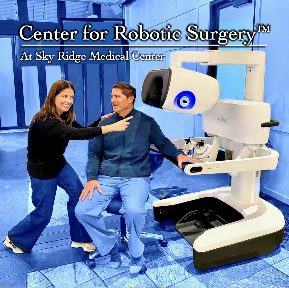 Real patient Maria del Mar advises robotic surgeon Jeffrey James to use Intuitive's new #DaVinci 5 with soft touch force feedback for her next robotic surgery at HCA Healthcare's Center for Robotic Surgery at Sky Ridge Medical Center.

iersurgery.com

#roboticsurgery