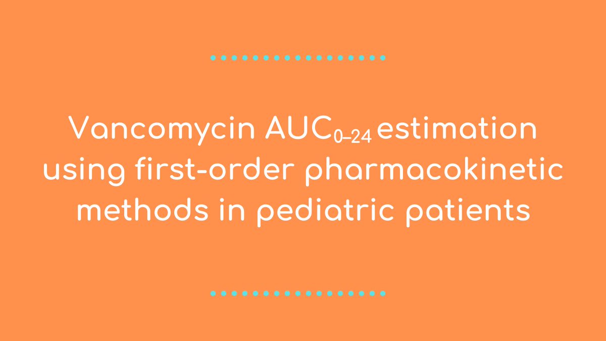 C(min) should not be used as a surrogate marker for a therapeutic AUC(0–24) in pediatric patients buff.ly/4asr2Z7 @accpinfdprn