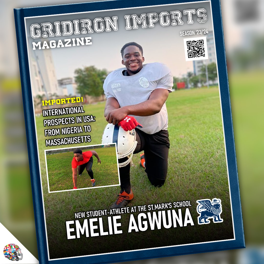 Gridiron Imports Foundation (@gridironimports) on Twitter photo Congratulations to Nigerian Family Member Emelie Agwuna on his acceptance and decision to spend the next 3 years at St. Marks School in Massachusetts!
<a href="/StMarksFootball/">St. Marks Football</a> <a href="/nafa_ng/">NIGERIAN AMERICAN FOOTBALL ASSOCIATION</a> <a href="/GIfootballChris/">Chris Adamson</a> <a href="/CoachKG5/">Ken Goodwin</a> <a href="/SMSSports/">St. Mark's Athletics</a> <a href="/SMLions/">St. Mark's School</a> Congratulations to Nigerian Family Member Emelie Agwuna on his acceptance and decision to spend the next 3 years at St. Marks School in Massachusetts!
<a href="/StMarksFootball/">St. Marks Football</a> <a href="/nafa_ng/">NIGERIAN AMERICAN FOOTBALL ASSOCIATION</a> <a href="/GIfootballChris/">Chris Adamson</a> <a href="/CoachKG5/">Ken Goodwin</a> <a href="/SMSSports/">St. Mark's Athletics</a> <a href="/SMLions/">St. Mark's School</a>