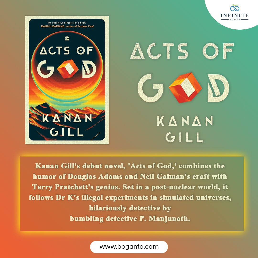 Kanan Gill's debut Novel 'Acts of god'
.
👉🏻Visit boganto.com
.
#GOAT𓃵 #heatwave #DMKFails #Kavin #LSD2Dose1 #AprilFoolsDay #BoneyKapoor #TataSteel #MIvsRR #JodhpurKaBeta #PMModi #NarendraModi #RomanReigns #MSDhoni𓃵 #JosButtler #kanangill #indianauthor #indianbooks