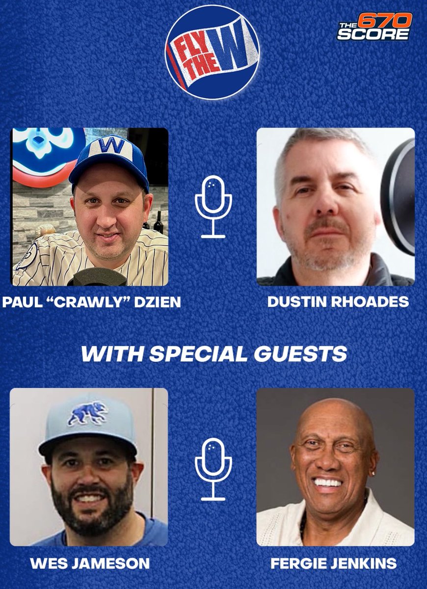 Crawly's Cubs Kingdom (@crawlyscubs) on Twitter photo S3 Ep 27
-#Cubs drop 2 of 3 to Texas, Steele injured, Happ saves the day
-We talk to <a href="/FergusonJe2831/">Fergie Jenkins</a> about his career with the Cubs and Texas
-<a href="/TheWesJameson/">Cubs/Bears Fan In Oklahoma</a> talks CFIO
-We get you ready for the Cubs home opener!
Subscribe to the Fly The W podcast!!
link.chtbl.com/FlyTheW S3 Ep 27
-#Cubs drop 2 of 3 to Texas, Steele injured, Happ saves the day
-We talk to <a href="/FergusonJe2831/">Fergie Jenkins</a> about his career with the Cubs and Texas
-<a href="/TheWesJameson/">Cubs/Bears Fan In Oklahoma</a> talks CFIO
-We get you ready for the Cubs home opener!
Subscribe to the Fly The W podcast!!
link.chtbl.com/FlyTheW