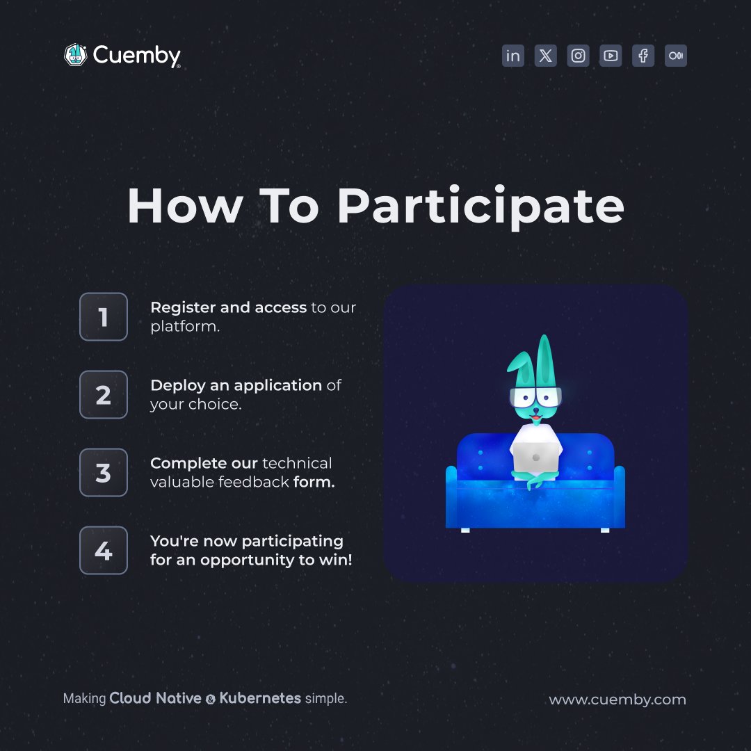 🌟 Start a journey into the Cloud era with #CuembyCertificationRaffle2024! 🚀 Stand a chance to acquire certifications through Cuemby. Enroll, #deploy, share your journey, and participate in our webinar for a chance to win! 📚 Visit bit.ly/42T8RZg for more. #kubernetes