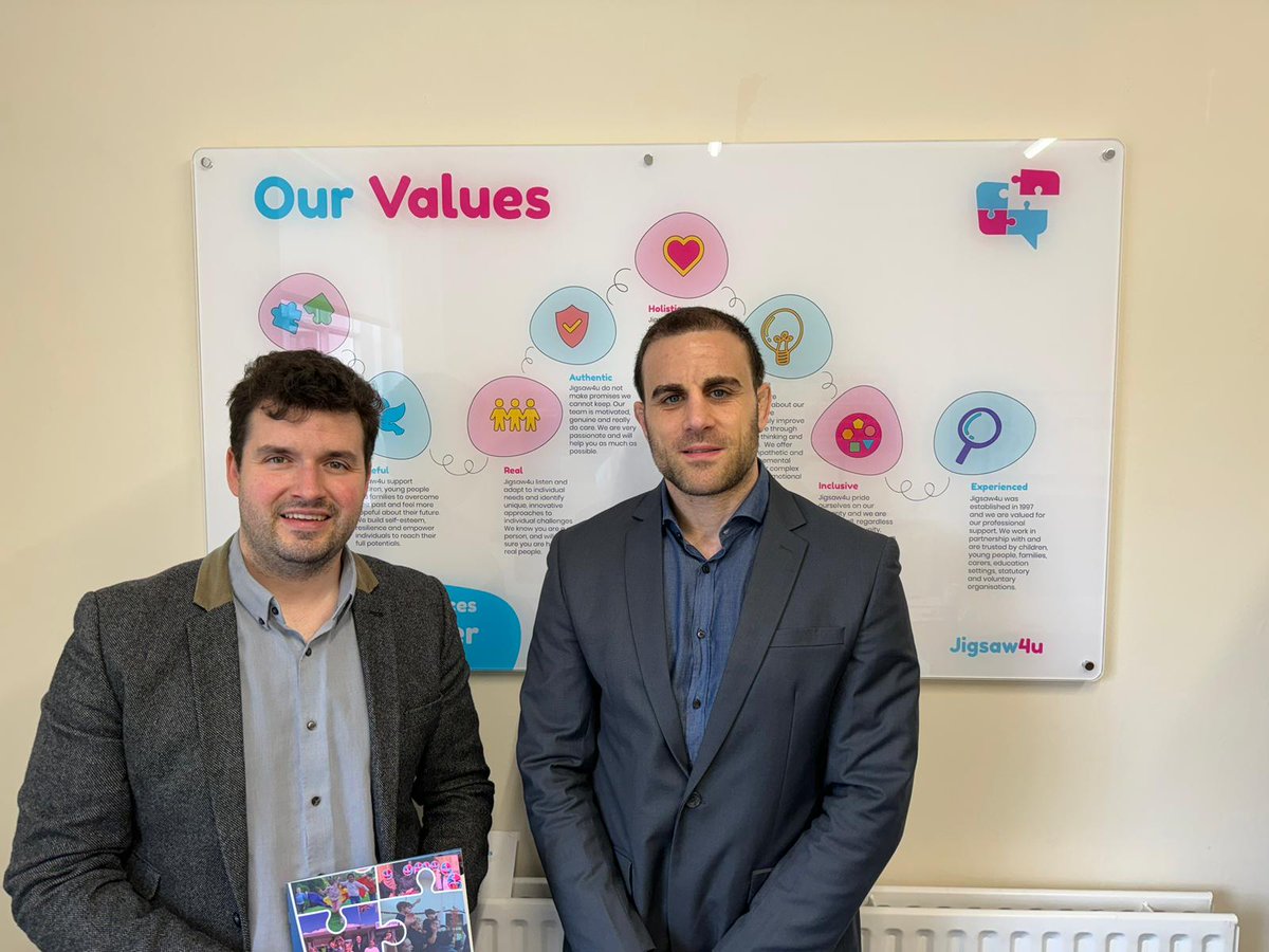 It was great to visit Jigsaw4u last week and hear more about the amazing work they do to support young people who are facing mental health challenges. Find out more about their services here: jigsaw4u.org.uk