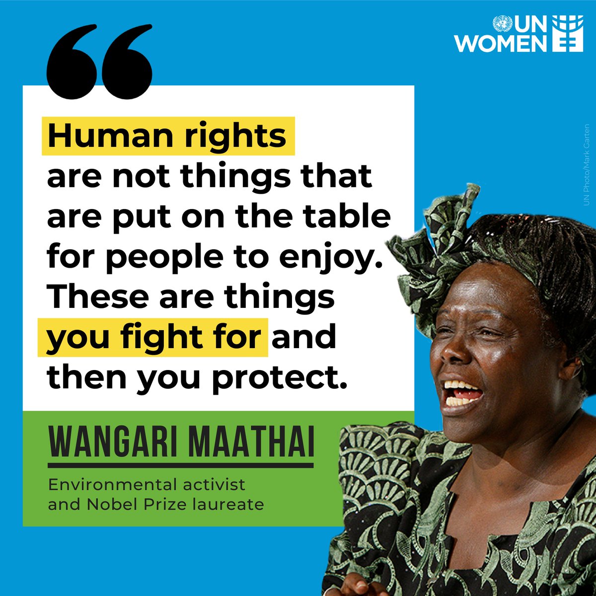 We remember Wangari Maathai, born #OnThisDay. An environmentalist, women’s rights activist, and the first African woman to win the Nobel Peace Prize. Her legacy lives on.