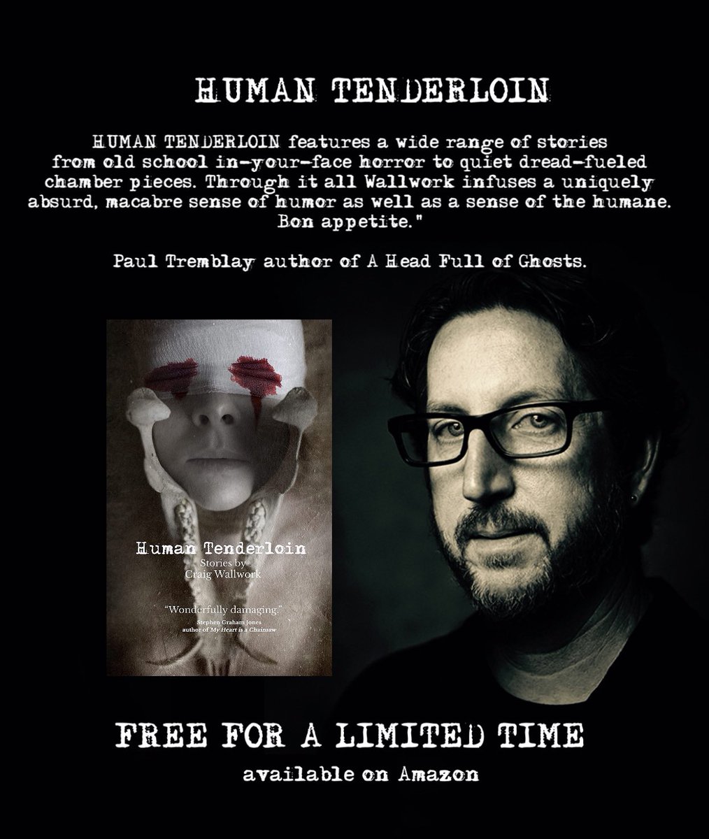 One final push. Last day to grab a FREE copy of Human Tenderloin: A Collection of Horror Stories amzn.eu/d/3Demkkh