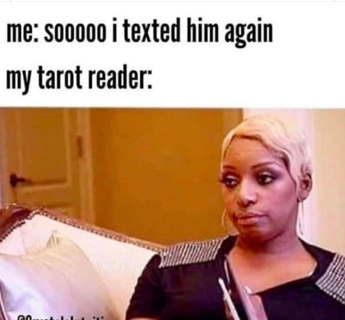 JGordonBramer's tweet image. Boy, do I relate!
#tarot #tarotcardreader tarotcards #loveadvice