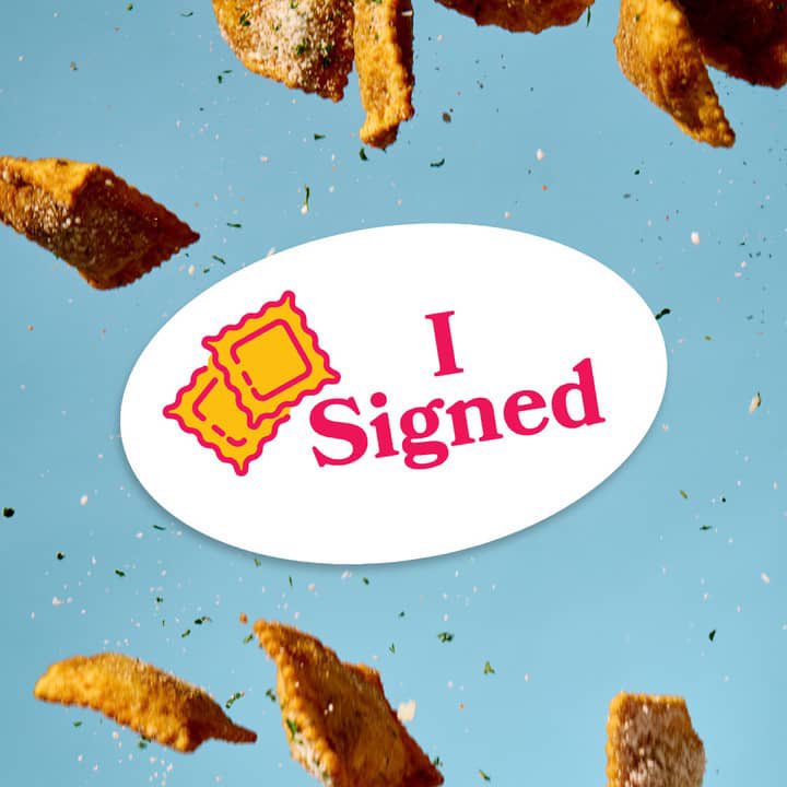 ArchSoccerStL's tweet photo. I signed! Join the movement to make April 1 Toasted Ravioli Day in St. Louis. Sign today in the @stlCITYsc App! #AllForCITY

Ravioli Boyz 4 Life https://t.co/X0CGCkFtCs