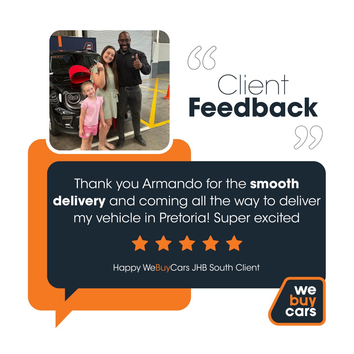 Trust #WeBuyCars for a smooth buying process, always! 🤩