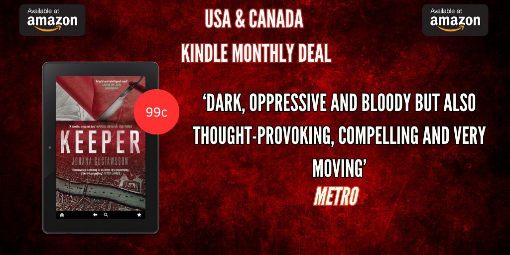 🔪#USA #Canada🔪 *Kindle Monthly Deal* *Queen of French Noir* @JoGustawsson's gripping, nail-biting #thriller #Keeper is just #99c! bit.ly/4czCQKj A London abduction & a murder in Sweden lead Roy & Castells back to Jack the Ripper's Whitechapel… #BookSeries #Book2