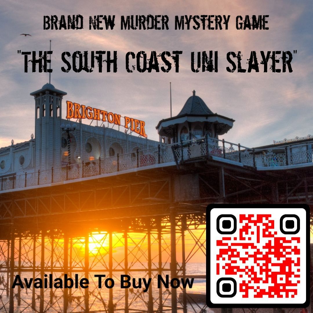 👮🏿‍♂️New Serial Killer game👮
"The South Coast Student Slayer" 
Help Detective Mercer break the #codes &amp; catch the #Killer, 
Consists of 6️⃣ Murders &amp; 8️⃣+ interactive tasks 🧐
👇Available to buy now👇
buff.ly/4a7Zeca
#MurderMystery #TrueCrime #CrimeTimeGames #CatchTheKiller