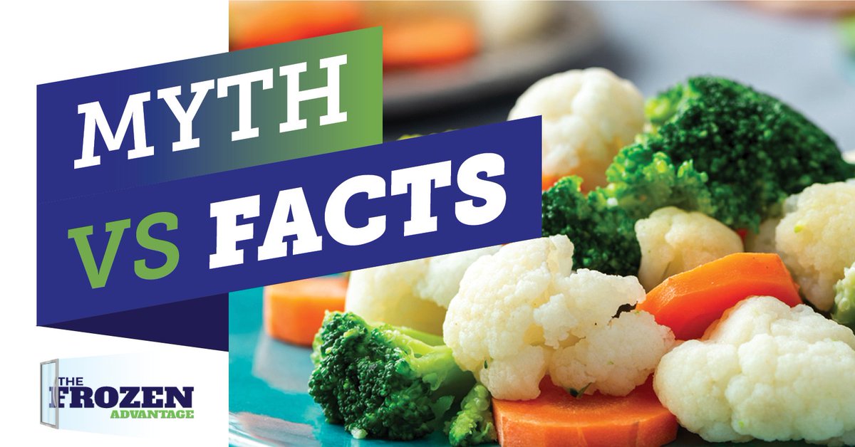 The benefits of frozen foods are no joke! We rounded up the most common myths about frozen foods. Read on to find out the real deal: frozenadvantage.org/frozen-food-fa… #FrozenAdvantage #FrozenFoods