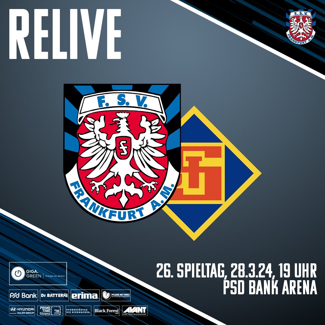 fsv_frankfurt's tweet photo. ⬛️🟦Das neue "Nachgespielt" ist Online. Tim Görner, Malik Memisevic und Jihad Boutakhrit blicken zurück auf das Koblenz-Spiel und werfen einen Blick voraus auf das Derby gegen Hessen Kassel!
👉https://t.co/WDsKVrLrgS
#FSVFrankfurt #WIRsindFSV #FSVFCH #fsvtus #rlsw https://t.co/mvjO1drHhL