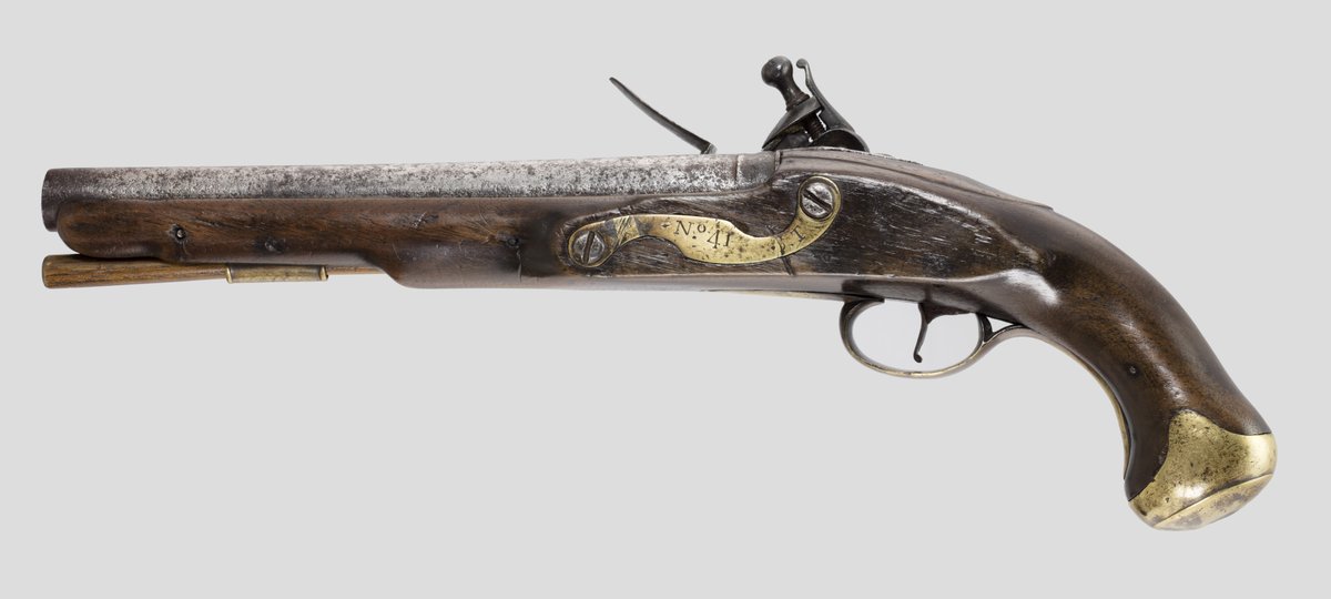 MUSEUM MONDAY - ARMY ARTIFACT COLLECTION

Dragoon Flintlock Pistol

This .64 caliber flintlock pistol is marked 5th troop of the 3rd Regiment Light Dragoons.  

#RevWar250 #RappaForge #ImagineDragoons #USArmy #TRADOC #Armyhistory #ArmyMuseums #MilitaryHistory