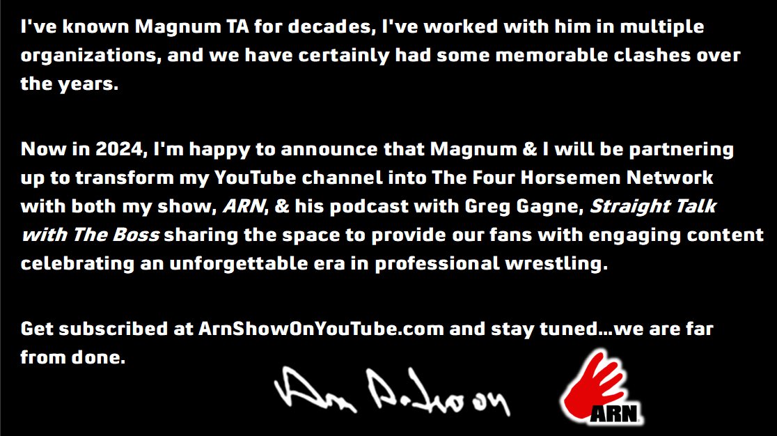 Arn Anderson tweet media