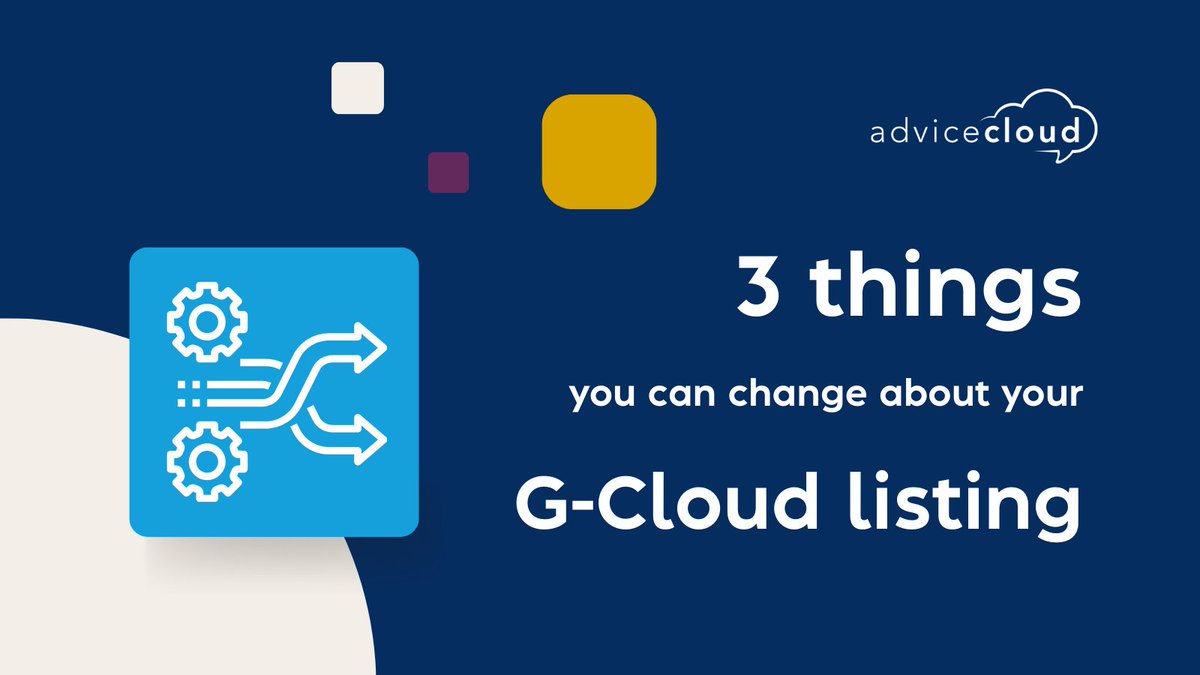 Suppliers on any framework should be working to ensure they are as buyable as possible. There are elements of your listing you can change even after application. This blog highlights 3 crucial changes you can make on G-Cloud > bit.ly/3PxxyoW Tags #GovTech #Procurement