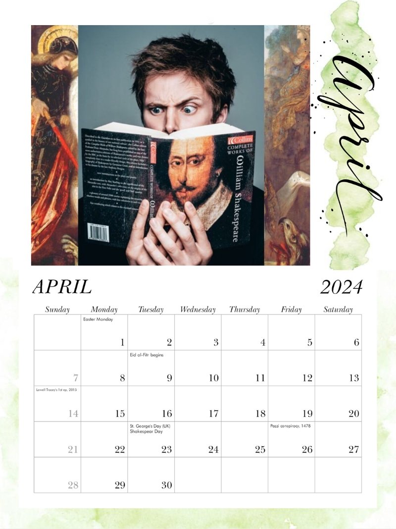 It's April. Winter's tail is behind us... #April #BradleyJames