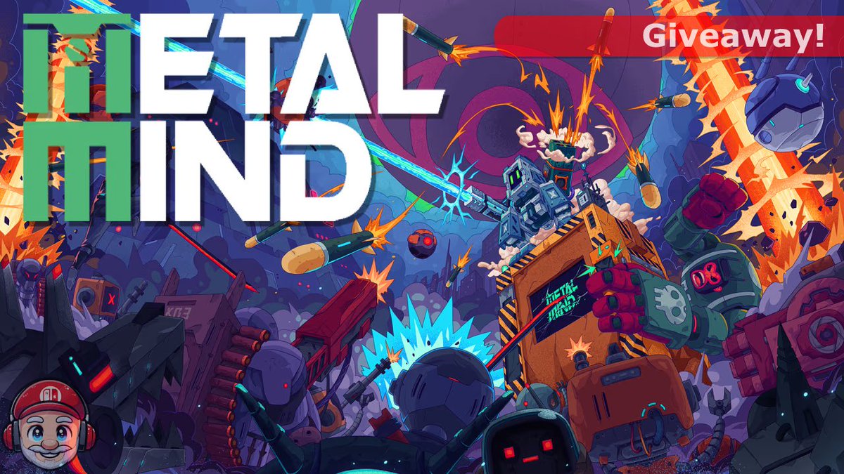 NindieSpotlight's tweet photo. It's time for yet another #Switch #Giveaway, this time for the head, weapon, and torso-swapping roguelike shooting goodness of #MetalMind from @MetalMind77!

To enter:
🤖Like and Follow!
🧠Retweet!

Bonus chance: What are your other favorite roguelike #IndieGames?!? https://t.co/MPMZsehATV