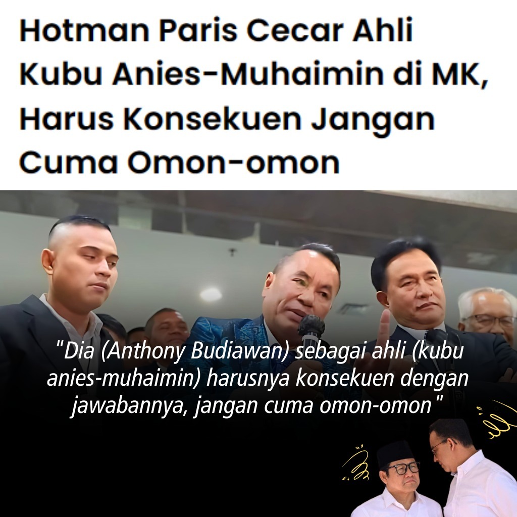 jiro1888's tweet photo. Kubu anies harus konsekuen jangan cuma omong doang. https://t.co/pV7aTVljw8
